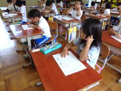 1年生国語の授業