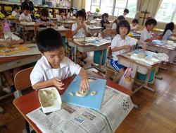 1年生図工の授業