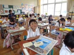 1年生図工の授業