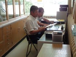 避難訓練の様子