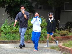 避難訓練の様子