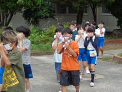 避難訓練の様子