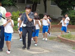 避難訓練の様子