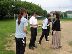 避難訓練の様子