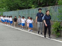 避難訓練の様子