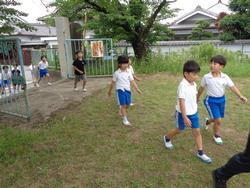 避難訓練の様子