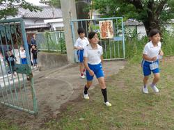 避難訓練の様子