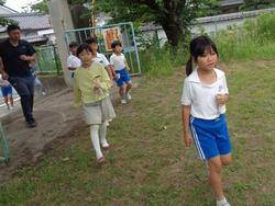 避難訓練の様子