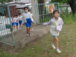 避難訓練の様子