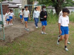 避難訓練の様子