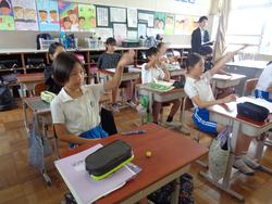 5年生外国語の授業
