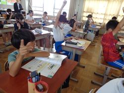 5年生外国語の授業