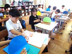 3年生図工の授業（居住地校交流）