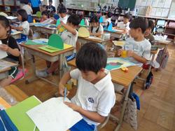 3年生図工の授業（居住地校交流）