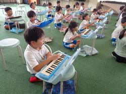 1年生音楽の授業