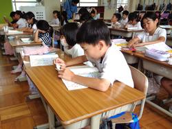 2年生国語の授業