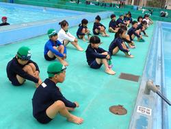 2年生水泳指導
