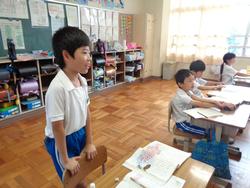 2年生国語の授業