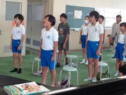 6年生音楽の授業