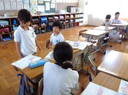 2年生国語の授業
