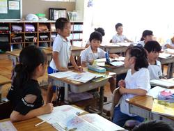2年生国語の授業