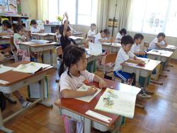 1年生国語の授業