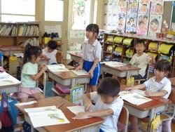 1年生国語の授業