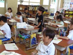 1年生国語の授業