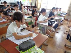 5年生家庭科の授業
