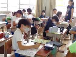 5年生家庭科の授業