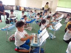 1年生音楽の授業