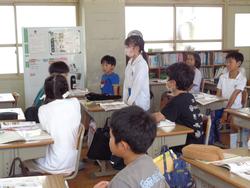 5年生道徳の授業