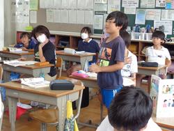 5年生道徳の授業