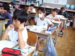 5年生道徳の授業