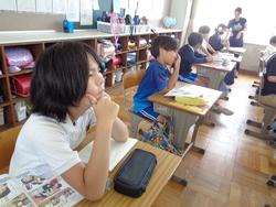 5年生道徳の授業