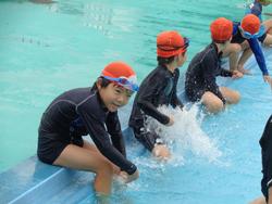 1年生水泳指導