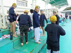 5年生着衣水泳体験