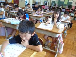2年生算数の授業（テスト）