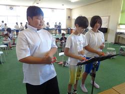 6年生音楽会の楽器オーデション