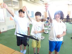 6年生音楽会の楽器オーデション