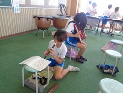 6年生音楽会の楽器オーデション