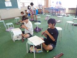 6年生音楽会の楽器オーデション