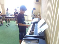 6年生音楽会の楽器オーデション