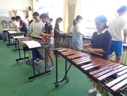 6年生音楽会の楽器オーデション