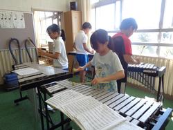 6年生音楽会の楽器オーデション