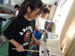 6年生音楽会の楽器オーデション