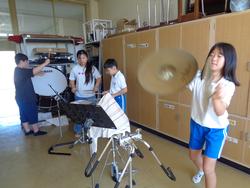 6年生音楽会の楽器オーデション