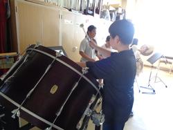 6年生音楽会の楽器オーデション