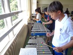 6年生音楽会の楽器オーデション