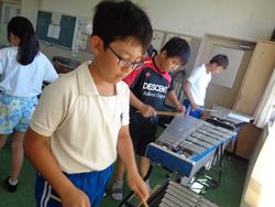6年生音楽会の楽器オーデション